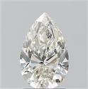 Natural Diamond 1.50 Carats, Pear with  Cut, K Color, SI2 Clarity and Certified by GIA