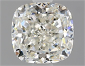 Natural Diamond 1.50 Carats, Cushion with  Cut, J Color, SI1 Clarity and Certified by GIA