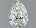 Natural Diamond 1.30 Carats, Pear with  Cut, H Color, SI1 Clarity and Certified by GIA