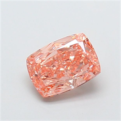 Picture of Lab Grown Diamond 1.60 Carats, CUSHION MODIFIED with  Cut, Fancy Intense Pink Color, VS2 Clarity and Certified by IGI