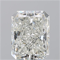 Natural Diamond 3.23 Carats, Radiant with  Cut, I Color, SI1 Clarity and Certified by GIA