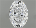 Diamante Natural 0.40 quilates, Ovalado , Color D, claridad SI2 y certificado GIA