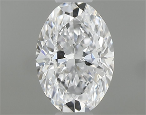 Foto Diamante Natural 0.40 quilates, Ovalado , Color D, claridad SI2 y certificado GIA de