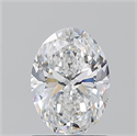 Natural Diamond 1.20 Carats, Oval with  Cut, E Color, VS2 Clarity and Certified by GIA