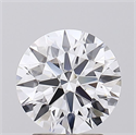Lab Grown Diamond 2.50 Carats, Round with Ideal Cut, E Color, IF Clarity and Certified by IGI