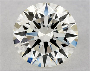 Picture of Natural Diamond 0.95 Carats, Round with Excellent Cut, J Color, VS2 Clarity and Certified by GIA