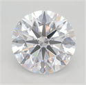 Lab Grown Diamond 4.10 Carats, Round with Excellent Cut, D Color, VVS1 Clarity and Certified by GIA