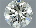 Natural Diamond 1.20 Carats, Round with Excellent Cut, K Color, VVS2 Clarity and Certified by IGI