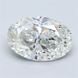 Foto Diamante Natural 2.01 quilates, Ovalado , Color H, claridad VS2 y certificado GIA de