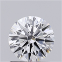 Lab Grown Diamond 1.04 Carats, Round with Ideal Cut, D Color, VVS1 Clarity and Certified by IGI