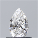 Natural Diamond 0.44 Carats, Pear with  Cut, D Color, VS1 Clarity and Certified by GIA