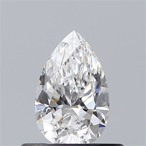 Picture of Natural Diamond 0.44 Carats, Pear with  Cut, D Color, VS1 Clarity and Certified by GIA