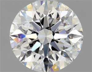 Picture of Natural Diamond 0.77 Carats, Round with Excellent Cut, D Color, VVS2 Clarity and Certified by GIA