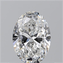 Diamante Natural 0.60 quilates, Ovalado , Color E, claridad VVS2 y certificado GIA