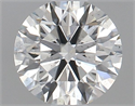 Natural Diamond 0.42 Carats, Round with Excellent Cut, H Color, SI1 Clarity and Certified by GIA