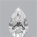 Natural Diamond 0.51 Carats, Pear with  Cut, D Color, VS2 Clarity and Certified by GIA