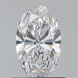 Picture of Natural Diamond 0.70 Carats, Oval with  Cut, D Color, SI1 Clarity and Certified by GIA