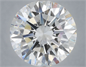 Lab Grown Diamond 6.05 Carats, Round with Excellent Cut, E Color, VVS2 Clarity and Certified by IGI
