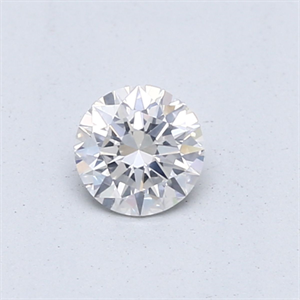 Picture of Natural Diamond 0.40 Carats, Round with Excellent Cut, E Color, I1 Clarity and Certified by GIA