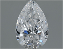Natural Diamond 0.90 Carats, Pear with  Cut, D Color, VS1 Clarity and Certified by GIA