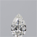 Diamante Natural 0.50 quilates, De pera , Color G, claridad VS1 y certificado GIA