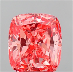 Picture of Lab Grown Diamond 2.04 Carats, CUSHION MODIFIED with  Cut, Fancy Vivid Pink Color, VS1 Clarity and Certified by IGI