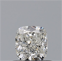 Natural Diamond 0.52 Carats, Cushion with  Cut, G Color, SI1 Clarity and Certified by IGI