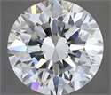 Diamante Natural 3.00 quilates, Redondo , Color H, claridad VVS2 y certificado GIA