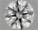 Diamante Natural 0.41 quilates, Redondo , Color H, claridad IF y certificado GIA