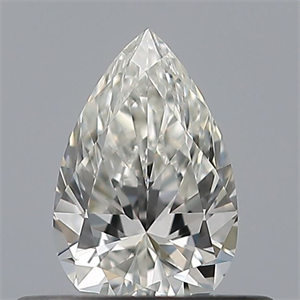 Foto Diamante Natural 0.33 quilates, De pera , Color G, claridad VVS1 y certificado GIA de