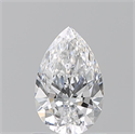 Diamante Natural 0.90 quilates, De pera , Color D, claridad VVS2 y certificado GIA