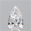 Natural Diamond 0.70 Carats, Pear with  Cut, E Color, VS1 Clarity and Certified by GIA