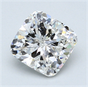 1.70 Carats, Cushion Diamond with  Cut, G Color, VS2 Clarity and Certified by GIA