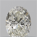 Natural Diamond 0.24 Carats, Oval with  Cut, I Color, VVS1 Clarity and Certified by IGI