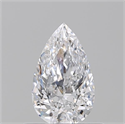 Diamante Natural 0.50 quilates, De pera , Color D, claridad VVS2 y certificado GIA