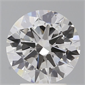 Lab Grown Diamond 3.01 Carats, Round with Excellent Cut, F Color, VVS2 Clarity and Certified by IGI