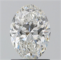 Natural Diamond 1.20 Carats, Oval with  Cut, G Color, VS1 Clarity and Certified by GIA