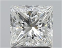 Natural Diamond 1.20 Carats, Princess with  Cut, H Color, VS2 Clarity and Certified by GIA