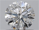 Natural Diamond 0.76 Carats, Round with Excellent Cut, E Color, SI2 Clarity and Certified by GIA