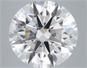 Lab Grown Diamond 6.05 Carats, Round with Ideal Cut, E Color, VS1 Clarity and Certified by IGI
