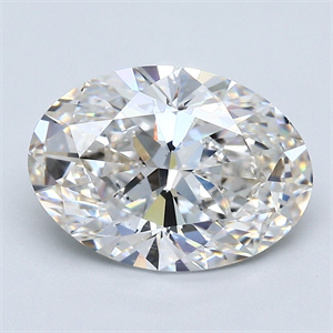 Picture of Natural Diamond 3.20 Carats, Oval with  Cut, G Color, VS1 Clarity and Certified by GIA