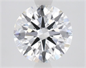 Lab Grown Diamond 1.56 Carats, Round with Ideal Cut, E Color, VS2 Clarity and Certified by IGI