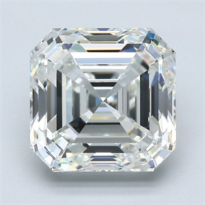 Picture of Natural Diamond 4.53 Carats, Asscher with  Cut, I Color, VS2 Clarity and Certified by GIA