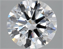 Del inventario de diamantes de laboratorio, 2.10 quilates, Redondo , Color D, claridad VVS2 y certificado IGI