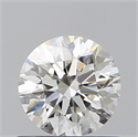 Diamante Natural 0.71 quilates, Redondo , Color I, claridad VVS1 y certificado GIA