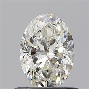 Foto Diamante Natural 0.55 quilates, Ovalado , Color I, claridad VVS1 y certificado GIA de