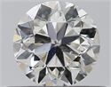 Natural Diamond 0.40 Carats, Round with Very Good Cut, G Color, SI2 Clarity and Certified by GIA