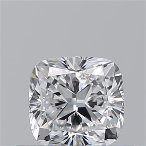 Foto Diamante Natural 0.50 quilates, Del cojín , Color D, claridad VVS1 y certificado GIA de