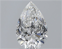 Natural Diamond 1.20 Carats, Pear with  Cut, F Color, SI1 Clarity and Certified by GIA
