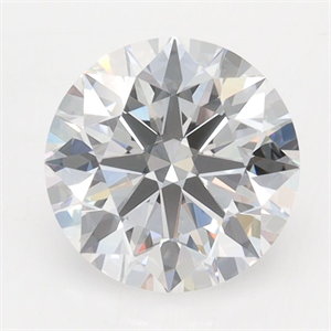 Picture of Lab Grown Diamond 2.03 Carats, Round with Ideal Cut, D Color, VVS2 Clarity and Certified by IGI